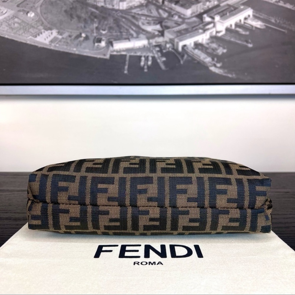 Authenticated Fendi Zucca Vintage Y2K Shoulder Purse Excellent Condition - Picture 5 of 16
